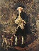 Thomas Gainsborough Man in a Wood with a Dog oil on canvas